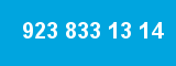 923 833 13 14 923 833 13 14